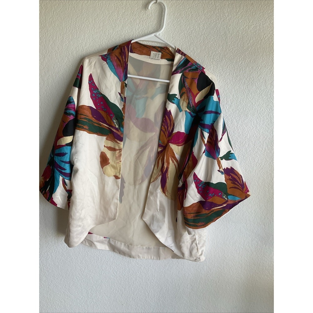 A New‎ Day One Size Kimono Pink Boys Floral Open